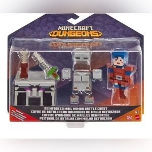 Minecraft Dungeons HEX
Action Figure Set with Reinforced Mail Armor Battle Chest